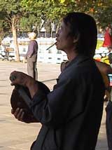 Kite flyer in Kunming