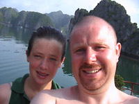 marc & Lindsey, Halong bay